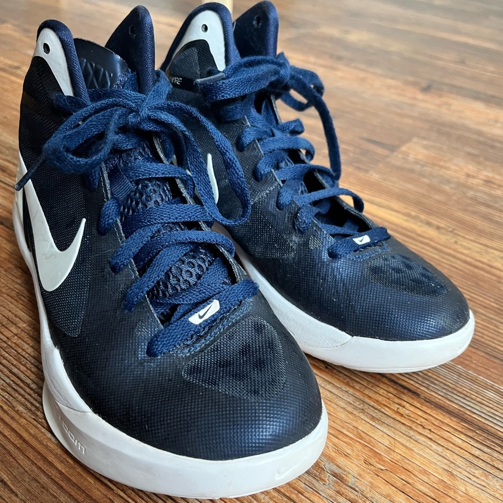 Nike HyperDunk Navy/White Basketball Shoes